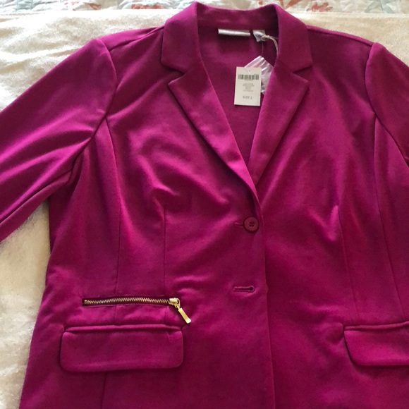 Chico's Jackets & Blazers - Chico’s Blazer  Hot Pink  Size 2 NWT